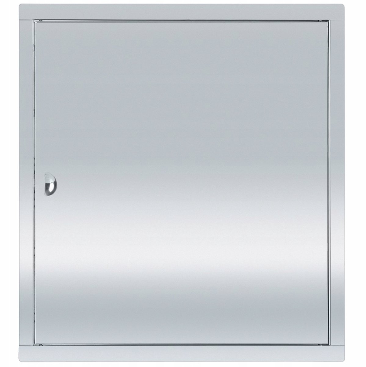 Inspectieluik RVS 50x50 met kliksluiting