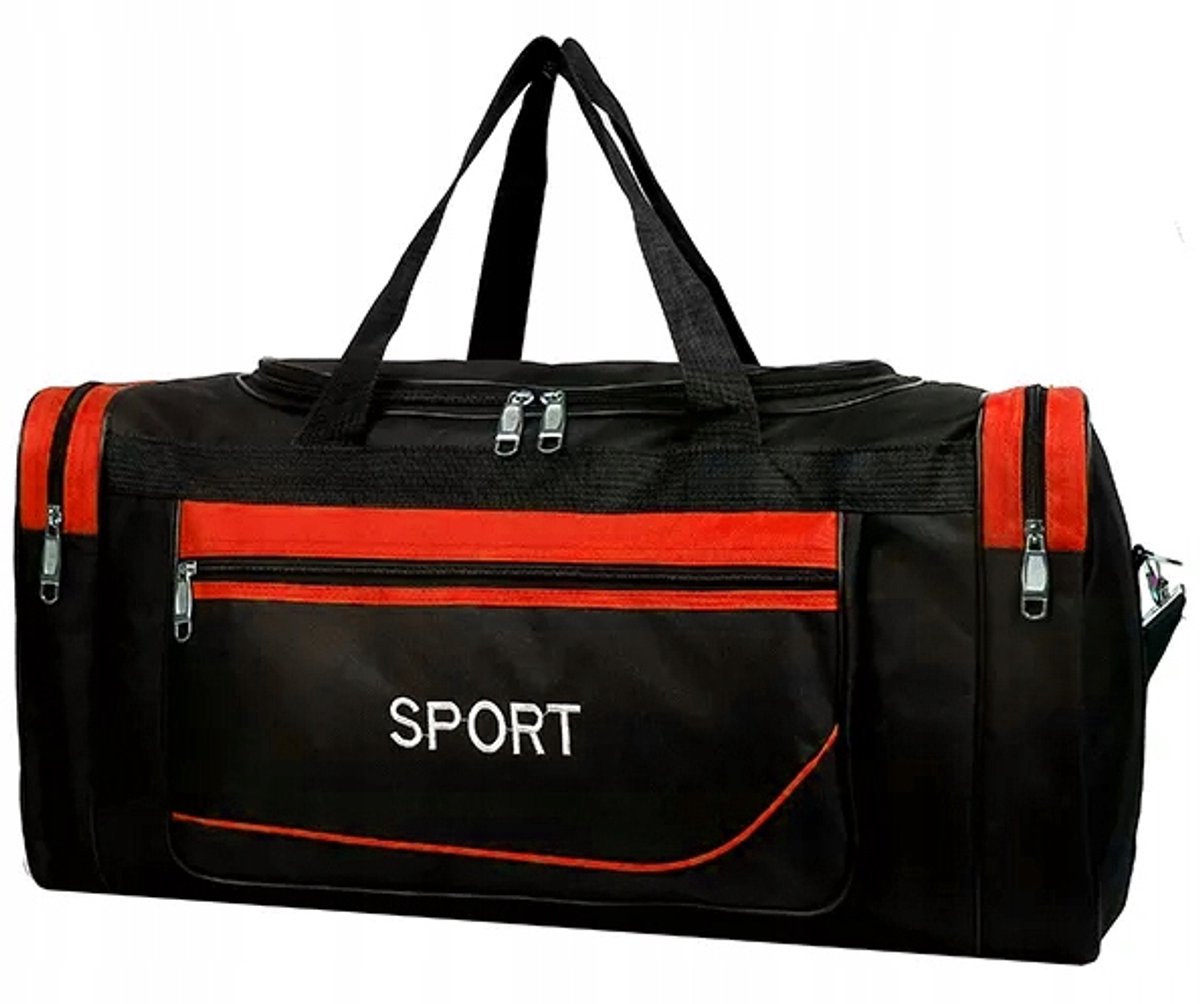 Grote Sporttas 25L Zwart - Ideaal voor Fitness, Zwembad & Reizen