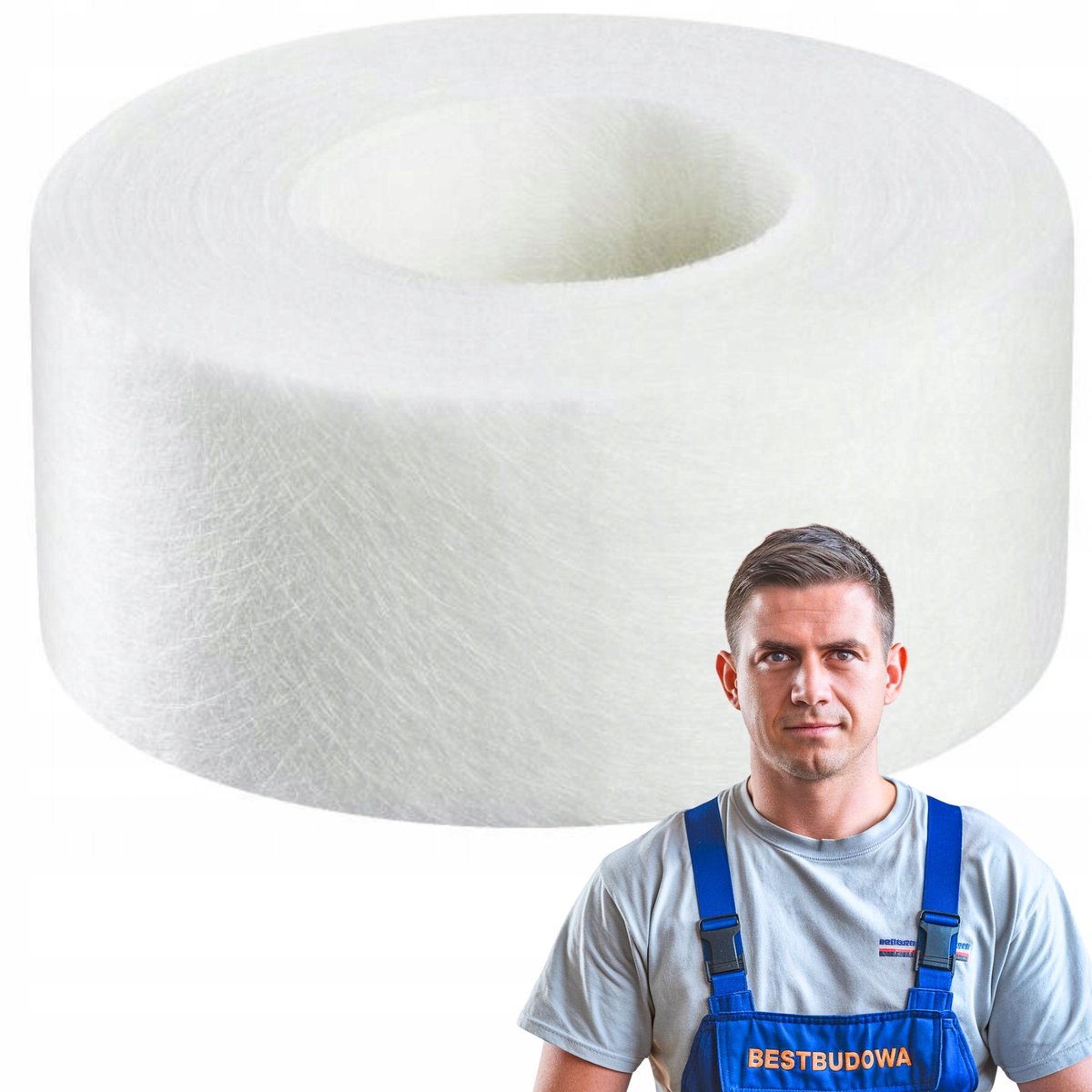 Scley Glasvezeltape Anti-scheur 100mm x 25m - Scheurherstel