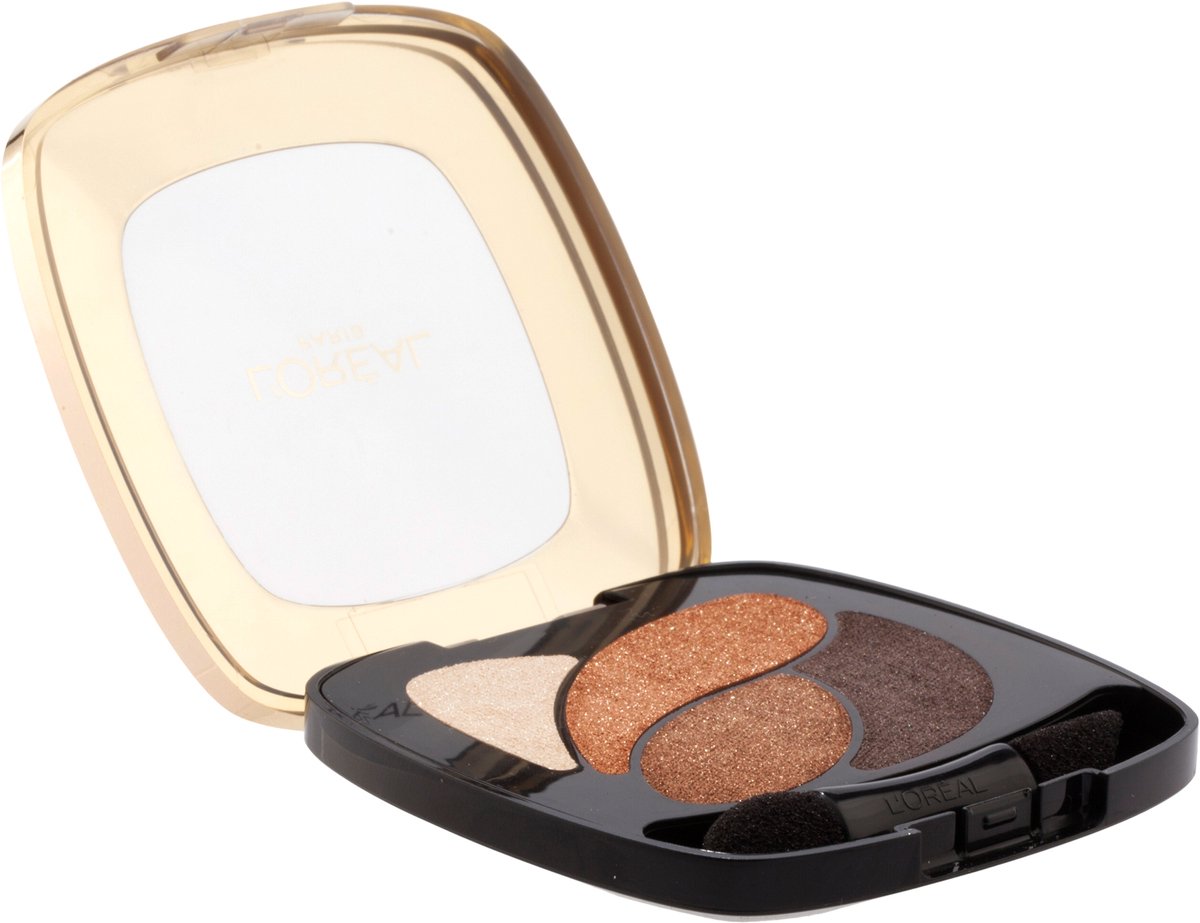 Bol.com L’Oréal Paris Color Riche Les Ombres Quad - E3 Infiniment Bronze - Oogschaduw aanbieding