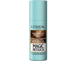 L’Oréal Paris Magic Retouch Goud Middenbruin - Camouflerende Uitgroeispray - Natuurlijk ogend kleurresultaat - 75 ml - haarverf