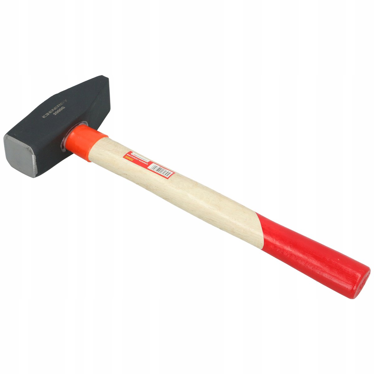 Energy Werkhamer 2000g - 39,5cm Houten Staal