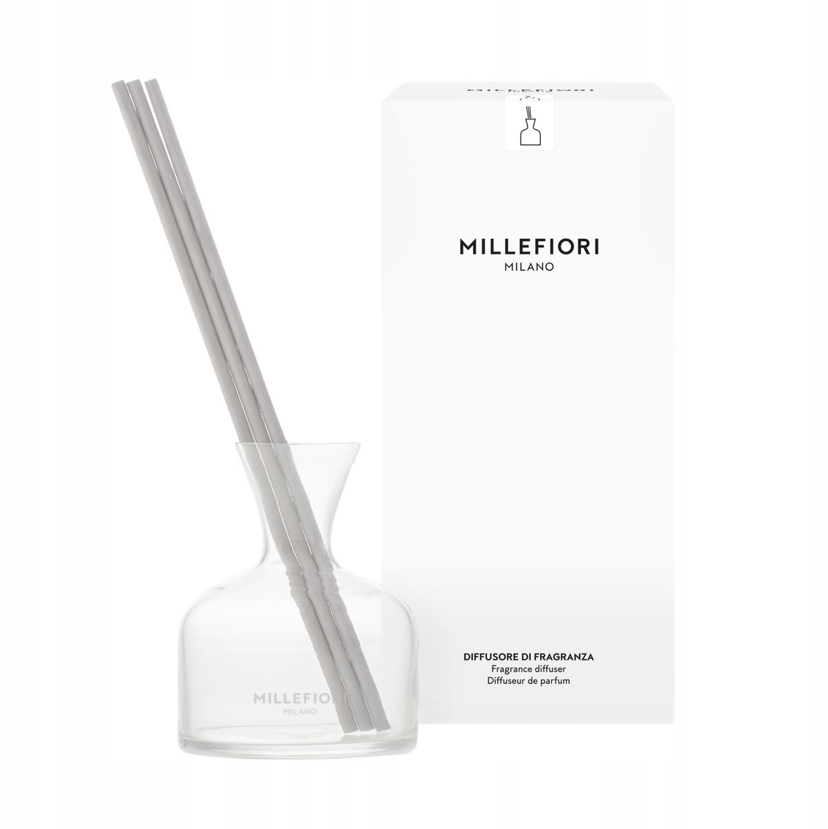 Millefiori Milano Air Design Glazen Vaas - Geur Diffuser Zonder Vulling
