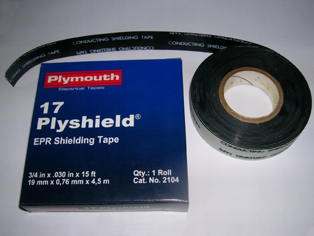 Anticor Bishop 17 Zelfsmeltende Halfgeleidende Tape 19mm x 4,6m Zwart