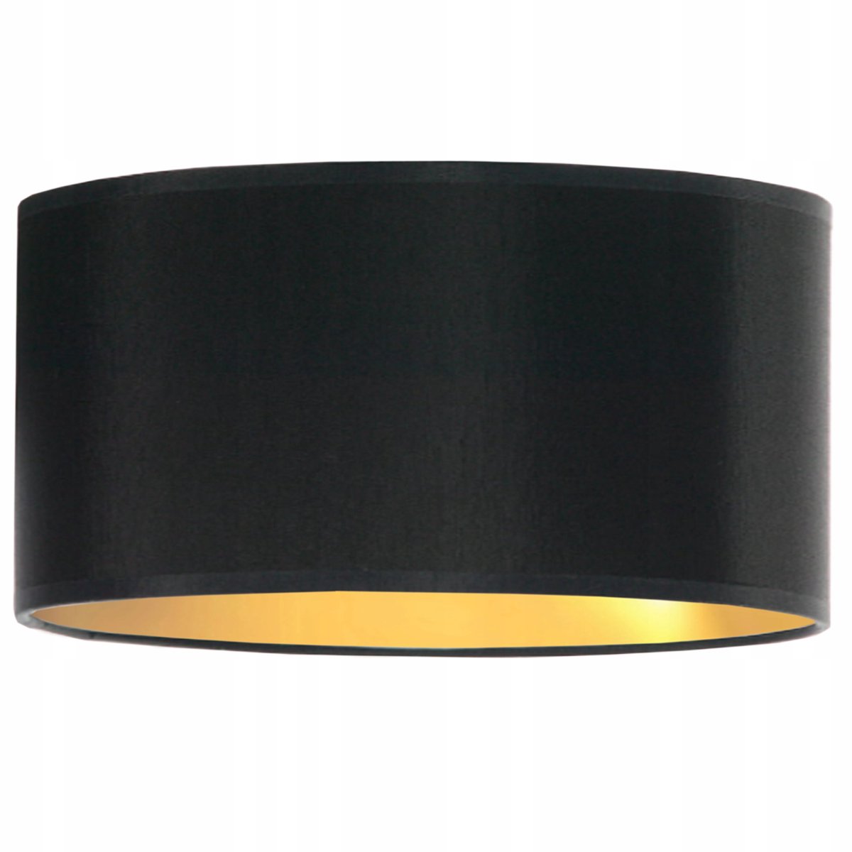 Gouden plafondlampenkap cilinder 40cm - Merkloos