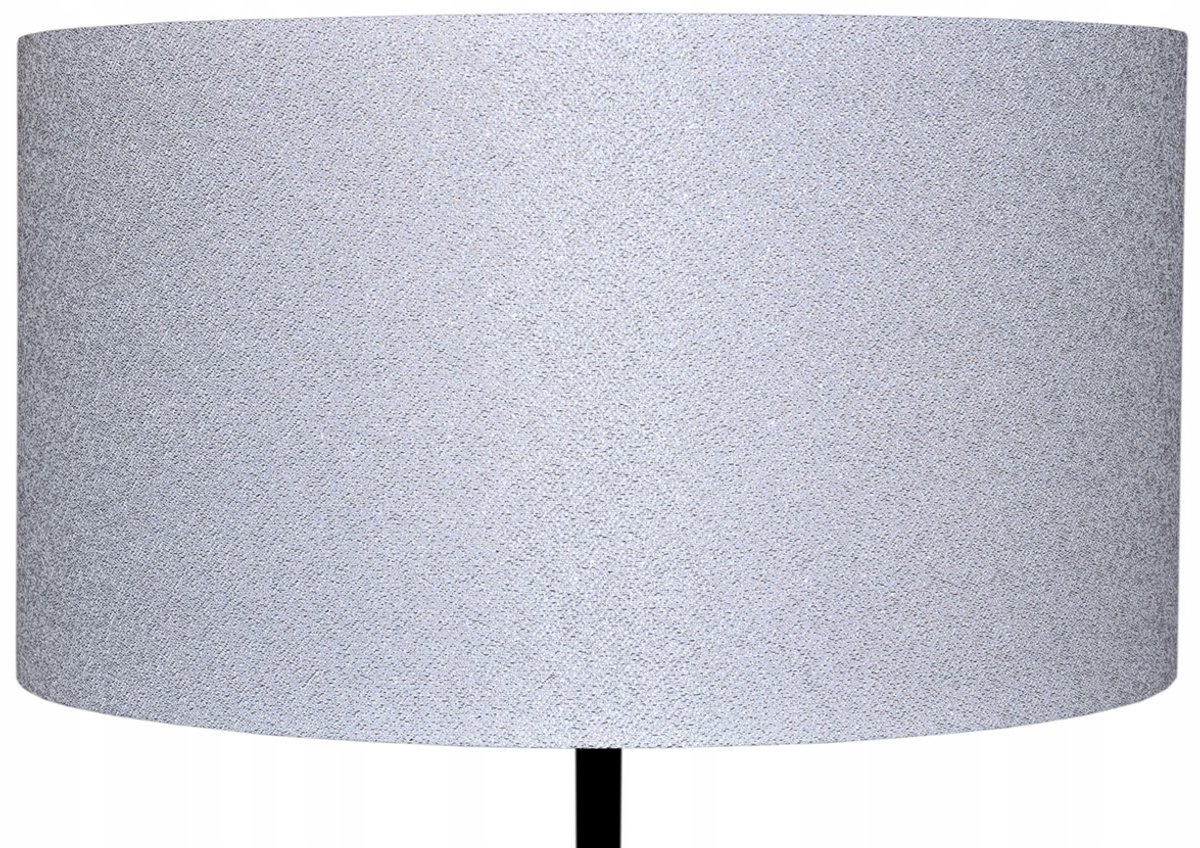 Cilindrische lampvoet E27 35cm Wit met Zilver/Goud Glans