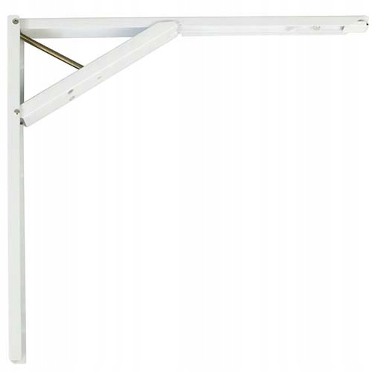 Opklapbare steun met veer 350 mm wit - AMIG model 5