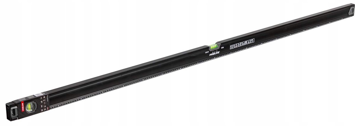 Proline Aluminium Waterpas 200cm - 2 Libellen, Precisie 0,5mm/1m