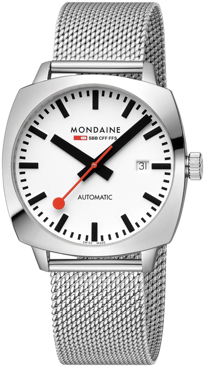 Mondaine MSL.3961B.SM Cushion Automatic Horloge
