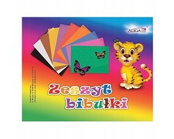 Aliga A4 Vloeipapier Blok - 10 Kleuren