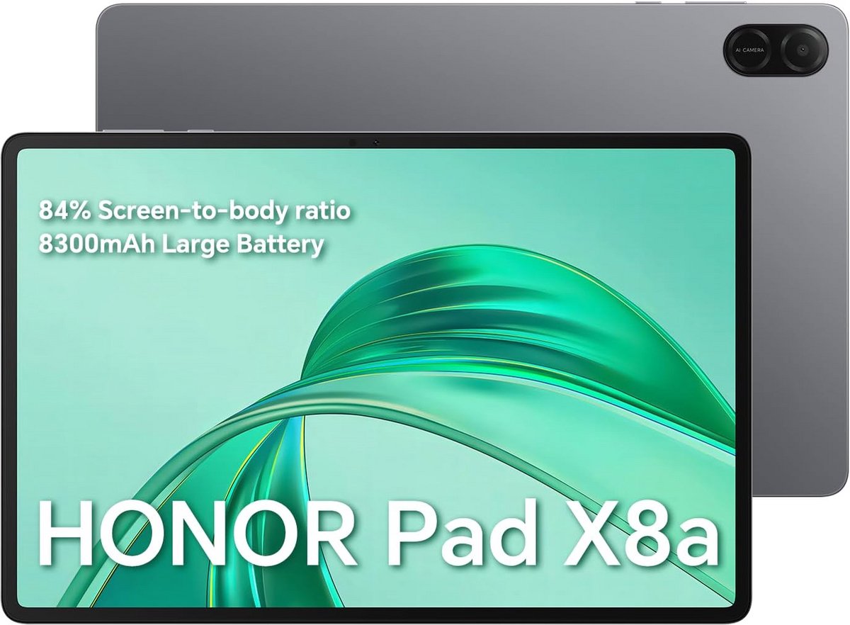 Tablets 4 GB 64 GB met 11 inch 90 Hz display en 8300 mAh batterij