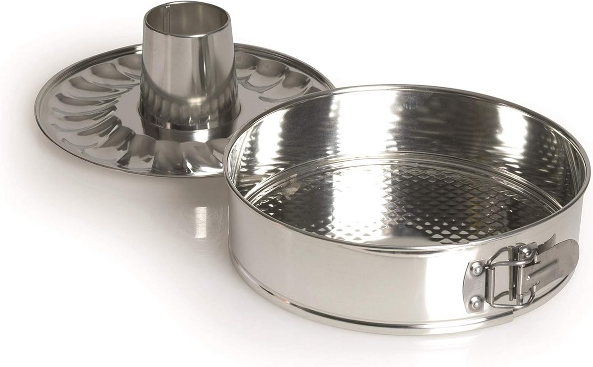 Ronde Taartvorm met 2 Verwijderbare Bodems en Antiaanbaklaag 26 cm