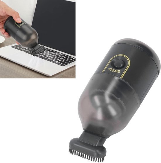 KARZO - Handstofzuiger, USB Oplaadbaar Of Draagbaar, Mini Draadloze Handstofzuiger, Moeiteloos Stof En Rommel Aanpakken, Perfect Voor Thuis, Auto En Bureau, Kracht In De Palm Van Je Hand(Zwart)