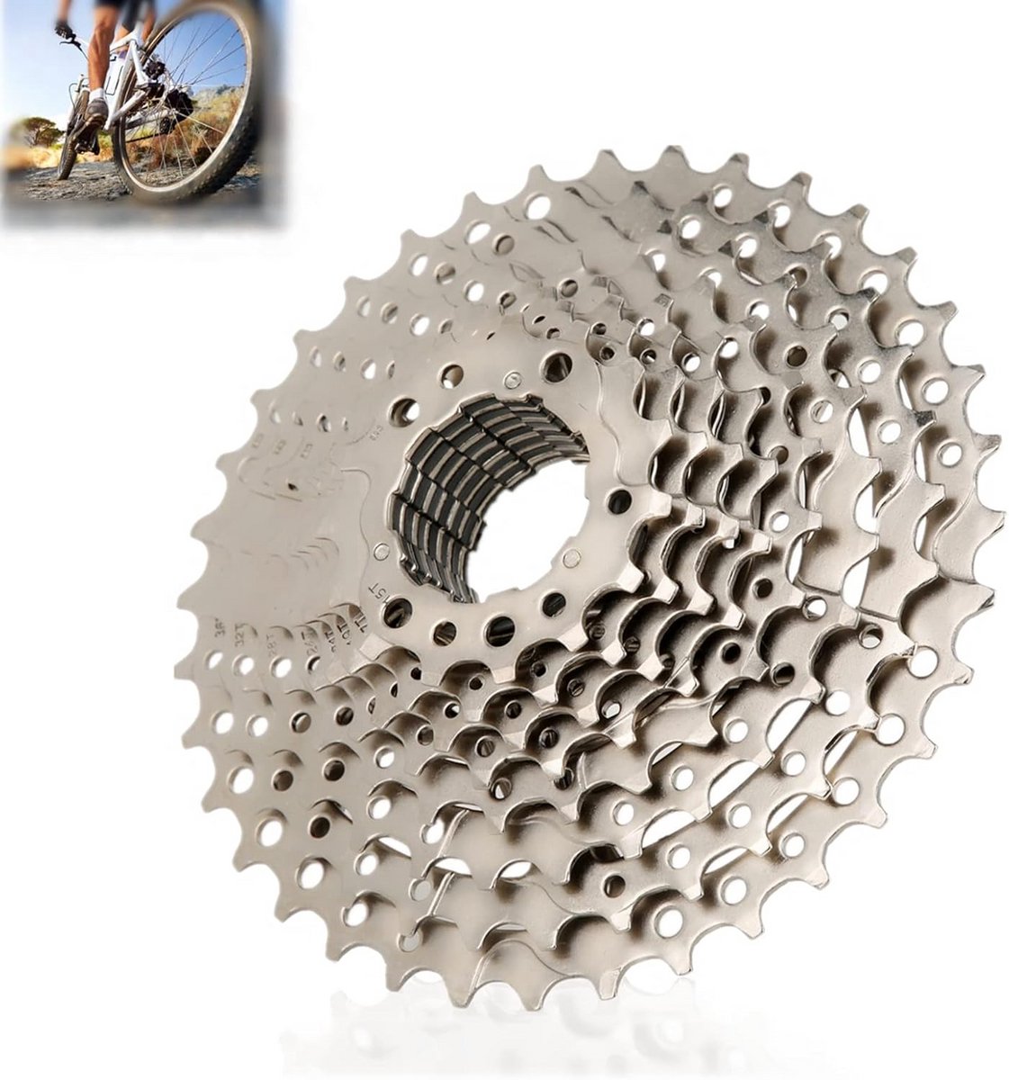 10-Speed Fietsvliegwiel 11-36T Staal - Lichtgewicht en Duurzaam Cassettetandwiel Accessoire