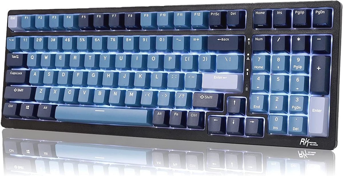 Draadloos Mechanisch Gamingtoetsenbord met RGB Achtergrondverlichting en Hot-Swap Functie
