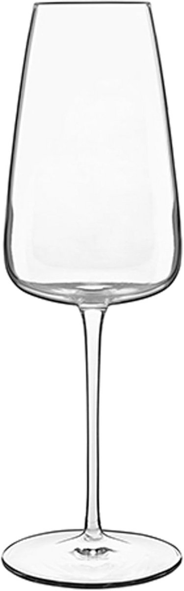 Set van 4 kristallen flûtes voor Champagne en Prosecco - Vaatwasmachinebestendig - Gemaakt in Italië - 400 ml