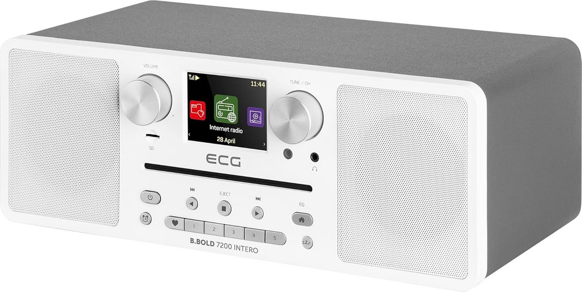 Veelzijdige Internetradio met CD-speler en Bluetooth voor Huis