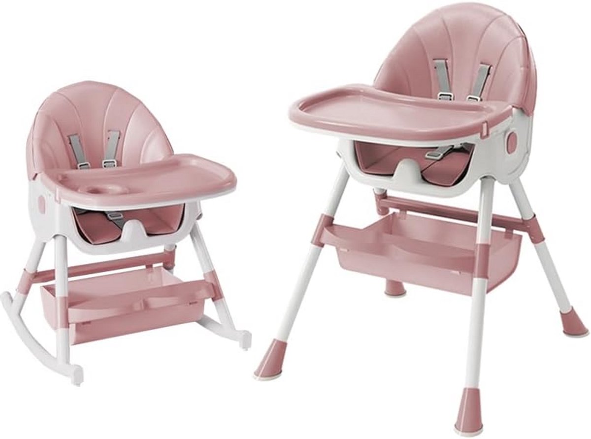 Multifunctionele Kinderstoel Groei Kinderstoel Inklapbaar Rosa 6-in-1
