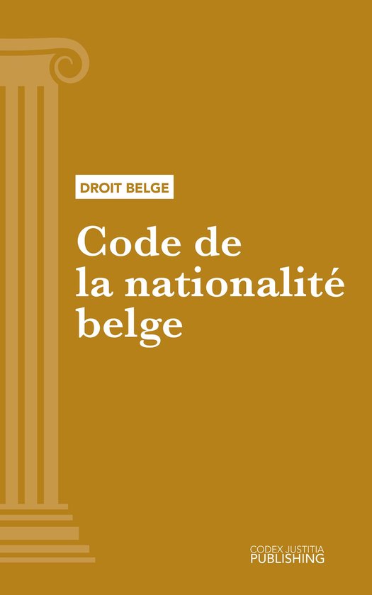 Code de la nationalité belge - cover