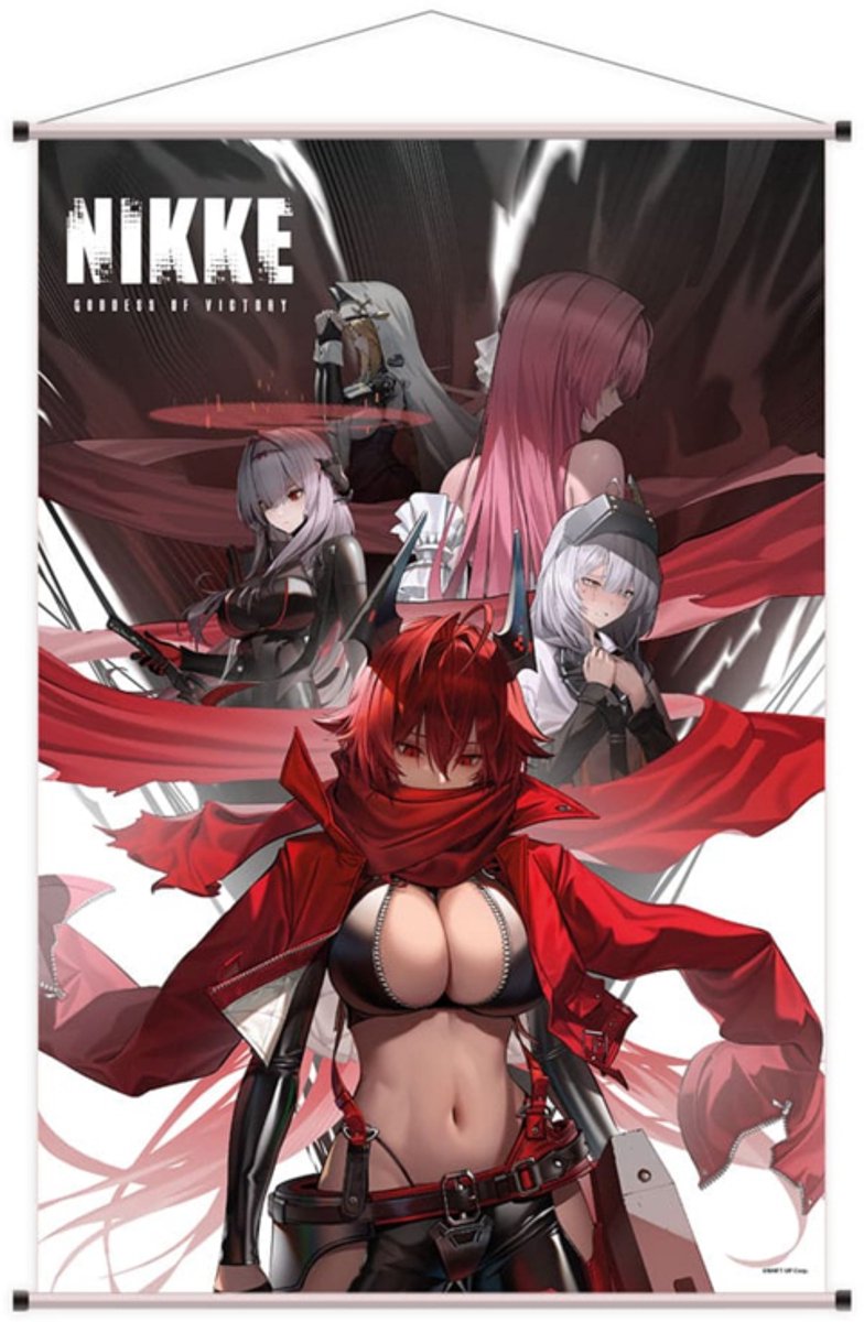 Sakami Merchandise Goddess of Victory: Nikke Wallscroll Red Hood, Snow White, Scarlet, Dorothy & Rapunzel 60 x 90 cm Poster & Wallscrolls