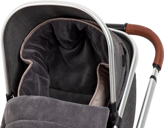 Novi Baby Uni Cozy Voetenzak - Solid Hazel - Universeel - Warme en comfortabele fleece voering van Novi Baby® — afbeelding 3