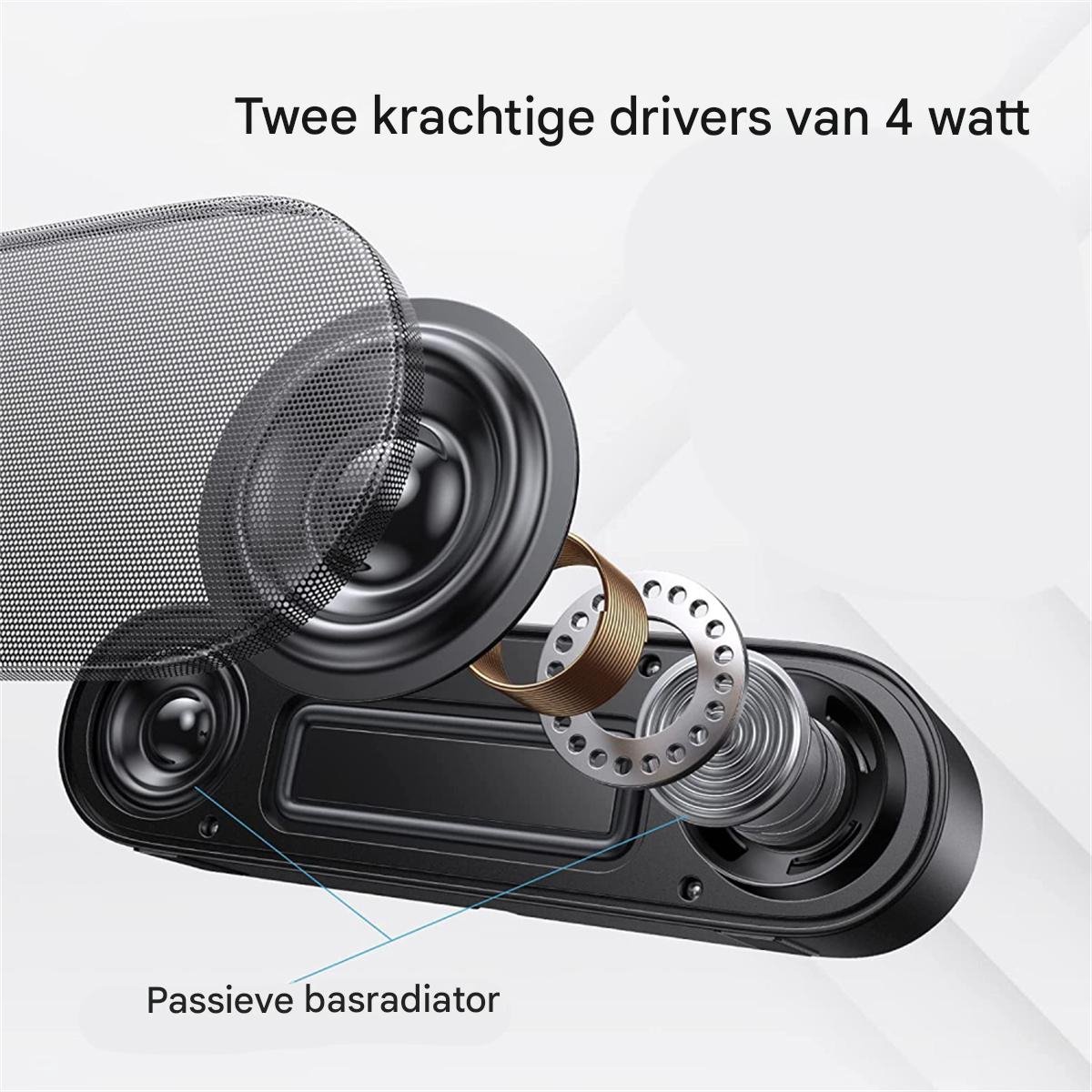 Ynkkvre USB Desktop Speaker Compacte Soundbar met Plug & - afbeelding 3