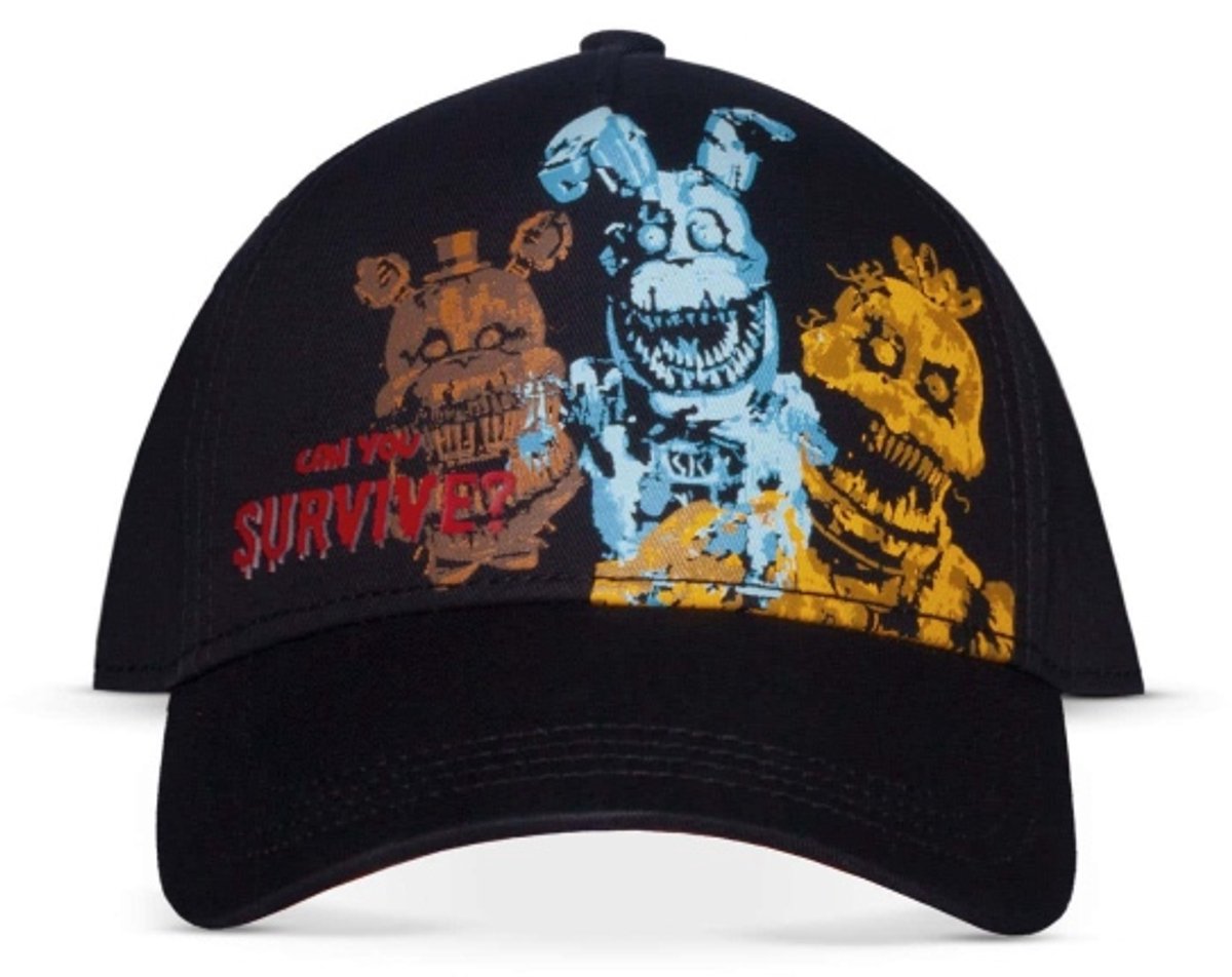 Five Nights at Freddy's - Can You Survive Verstelbare pet - Zwart