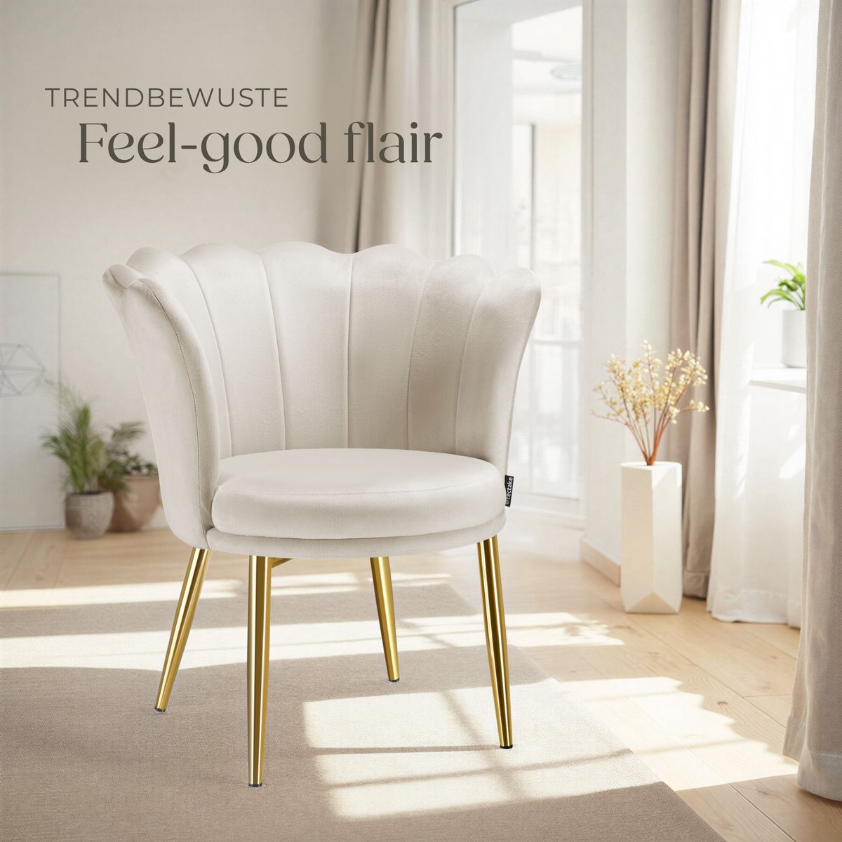 tectake tectake Stella Fauteuil - afbeelding 3