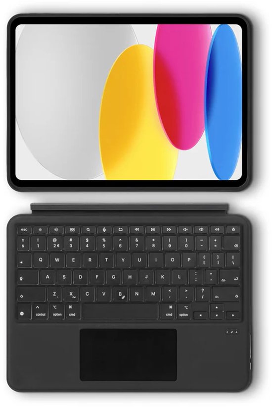 JADEMALL Hoes met toetsenbord voor iPad A16 11e generatie 2025