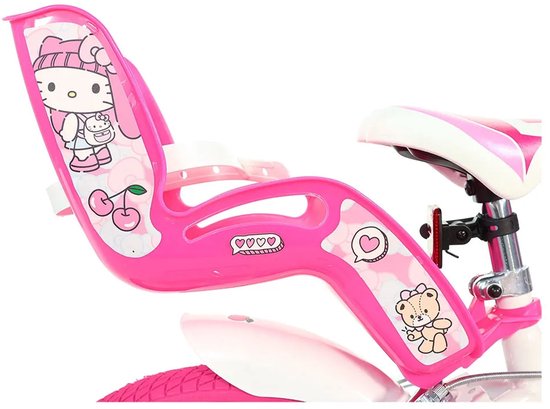Dino Bikes Hello Kitty - Kinderfiets 16 Inch - van 4-6 Jaar - met Zijwieltjes - Meisjesfiets Roze van Dino Bikes — afbeelding 5