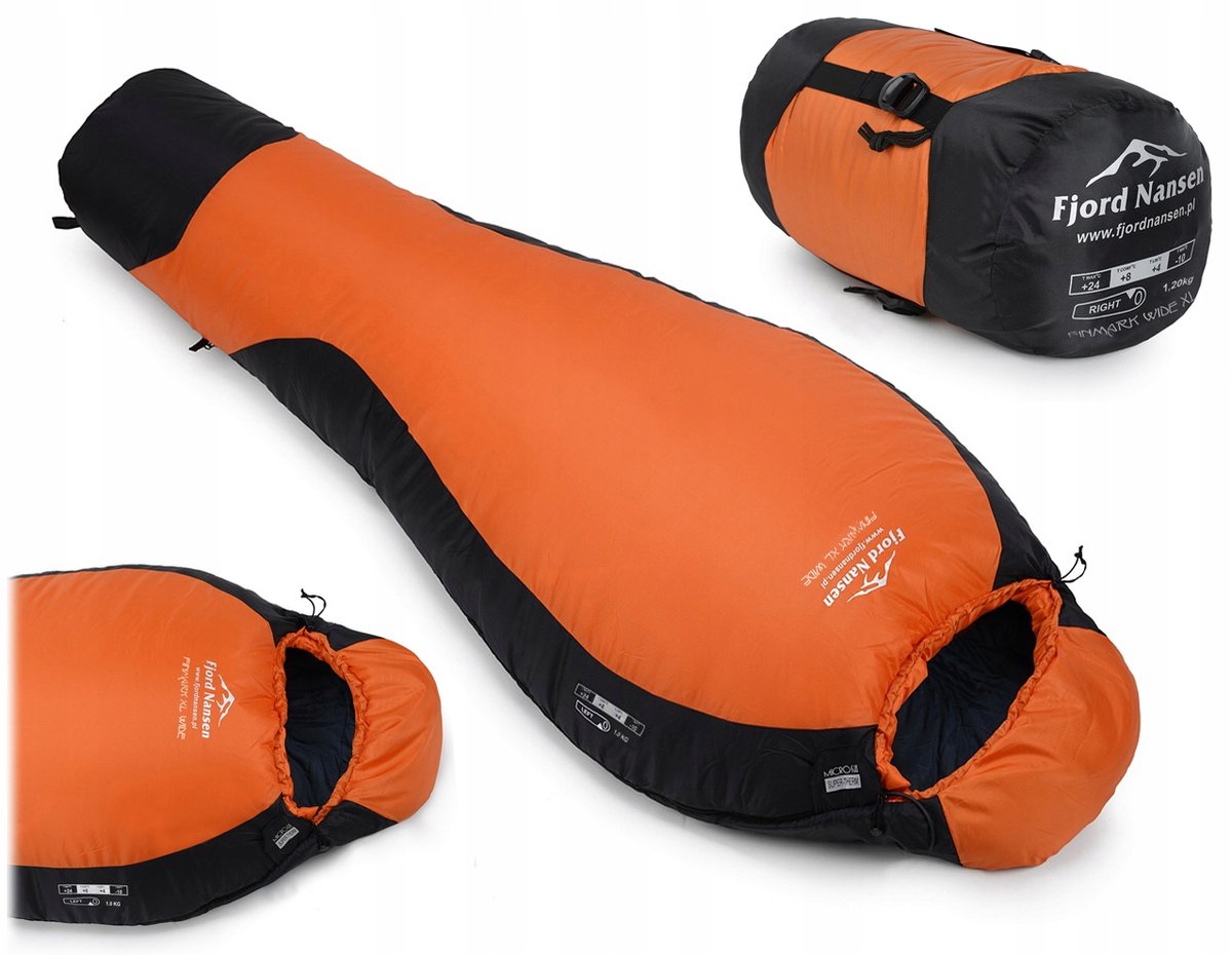 Fjord Nansen Finmark Wide XL Slaapzak - Comfort tot -10°C