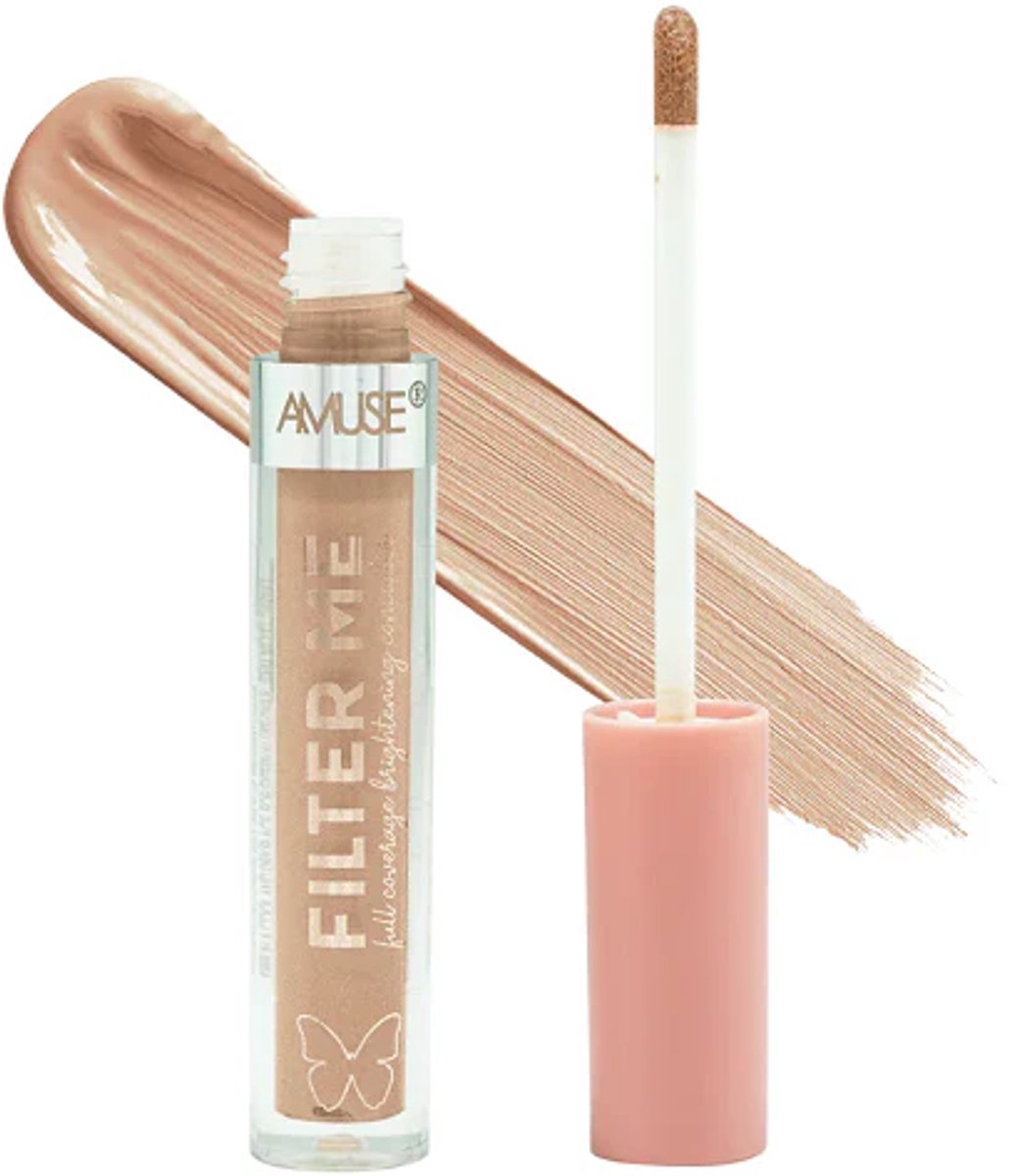 Amuse - Filter Me - 07 Medium - Full Coverage Brightening Concealer - 4 ml