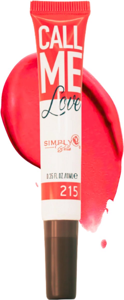 Simply Bella - Call ME Love - 215 Berry - VEGAN - Langhoudende Matte Lippenstift - 10 ml