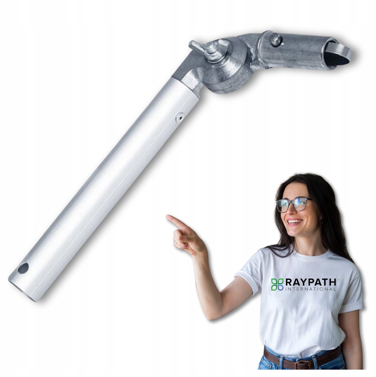 Raypath Draaibare Hoekkoppeling voor Ramenreiniger - Flexibel en Efficiënt