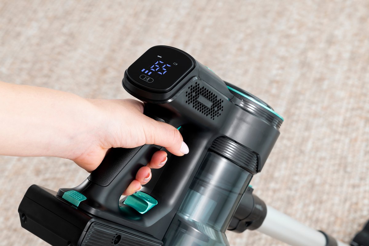 AG4100+ Steelstofzuiger Draadloos – Met Dweilfunctie 2 in 1 – Velvet Green – Krachtige Stofzuiger Zonder Zak – Geschikt voor Dierenharen – Compact & Lichtgewicht Kruimeldief – foto 5