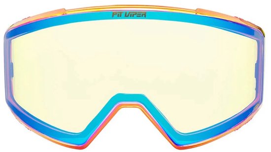 Pit Viper The Combustion Bn5000 Skibril Rood Red Revo/CAT3+Yellow Snow/CAT1 Man,Vrouw van Pit Viper — afbeelding 2