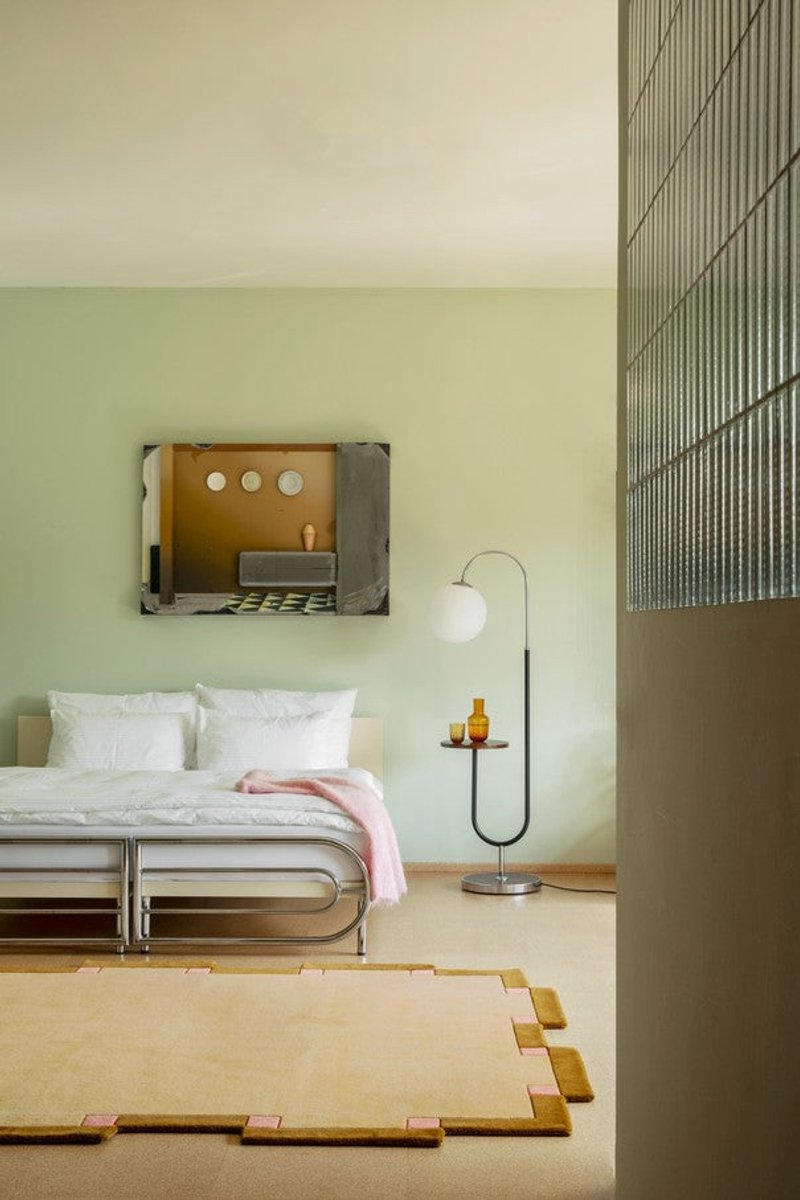 Layered Teklan Fregio Butter Blush Vloerkleed - 300 x 400 cm - Beige - Rechthoekig - Wol - Woonkamer, Eetkamer, Slaapkamer - Effen, Geometrisch - Retro, Modern, Design