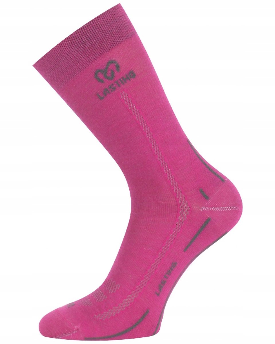 Lasting WLS Merino Woolsokken Dames/Heren Roze
