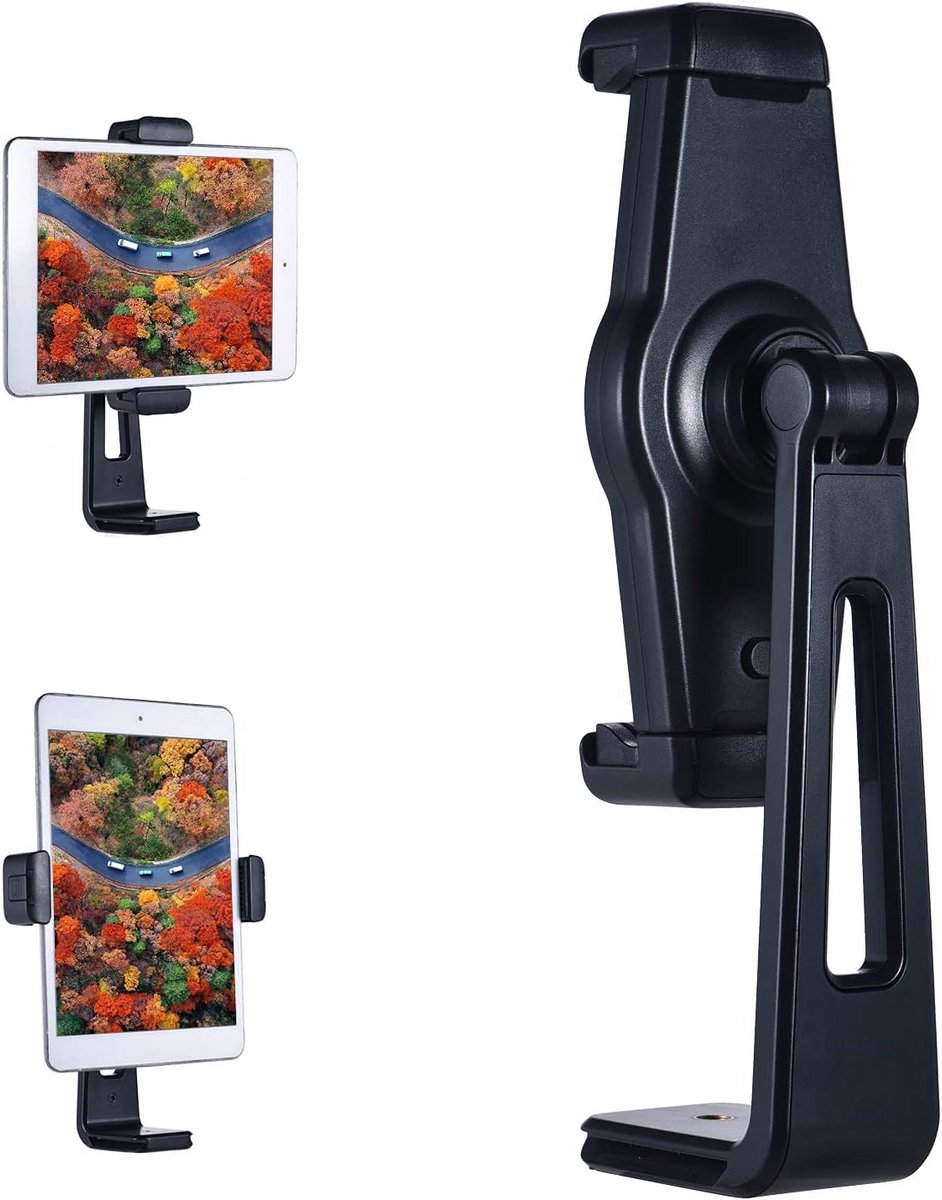 Verstelbare Tablet Statiefadapter met 1/4 Inch Schroefgat voor iPad en Tablets