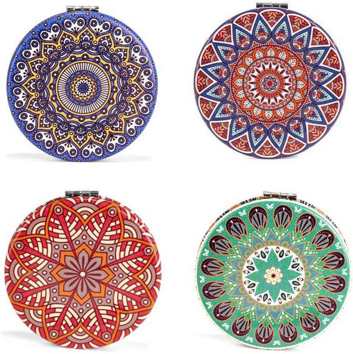 Mandala Zakspiegel Compact - Diverse Stijlen - Draagbare Make-up Spiegel