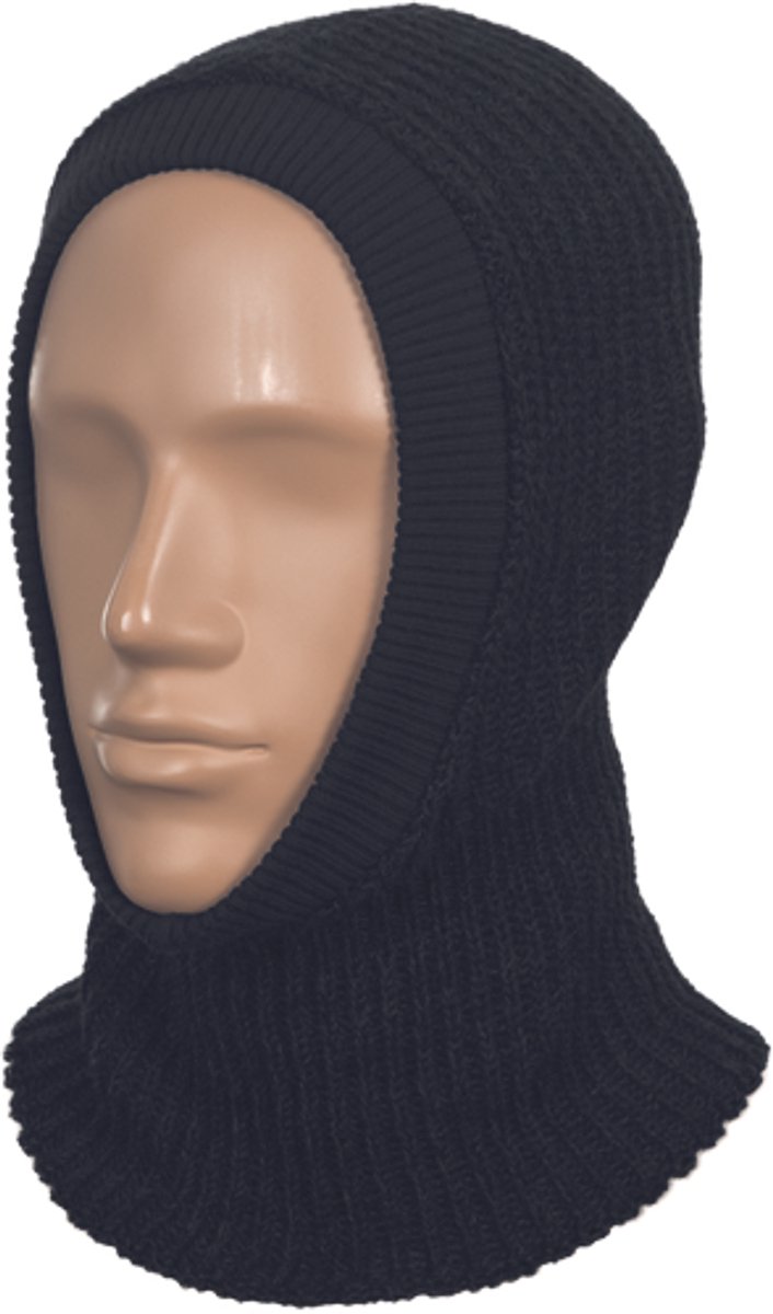 Bivakmuts winter onesize ook voor wintersport . Zwart