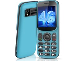 Eenvoudige 4G Senioren Mobiele Telefoon met Dual SIM, Zaklamp en Groot Display