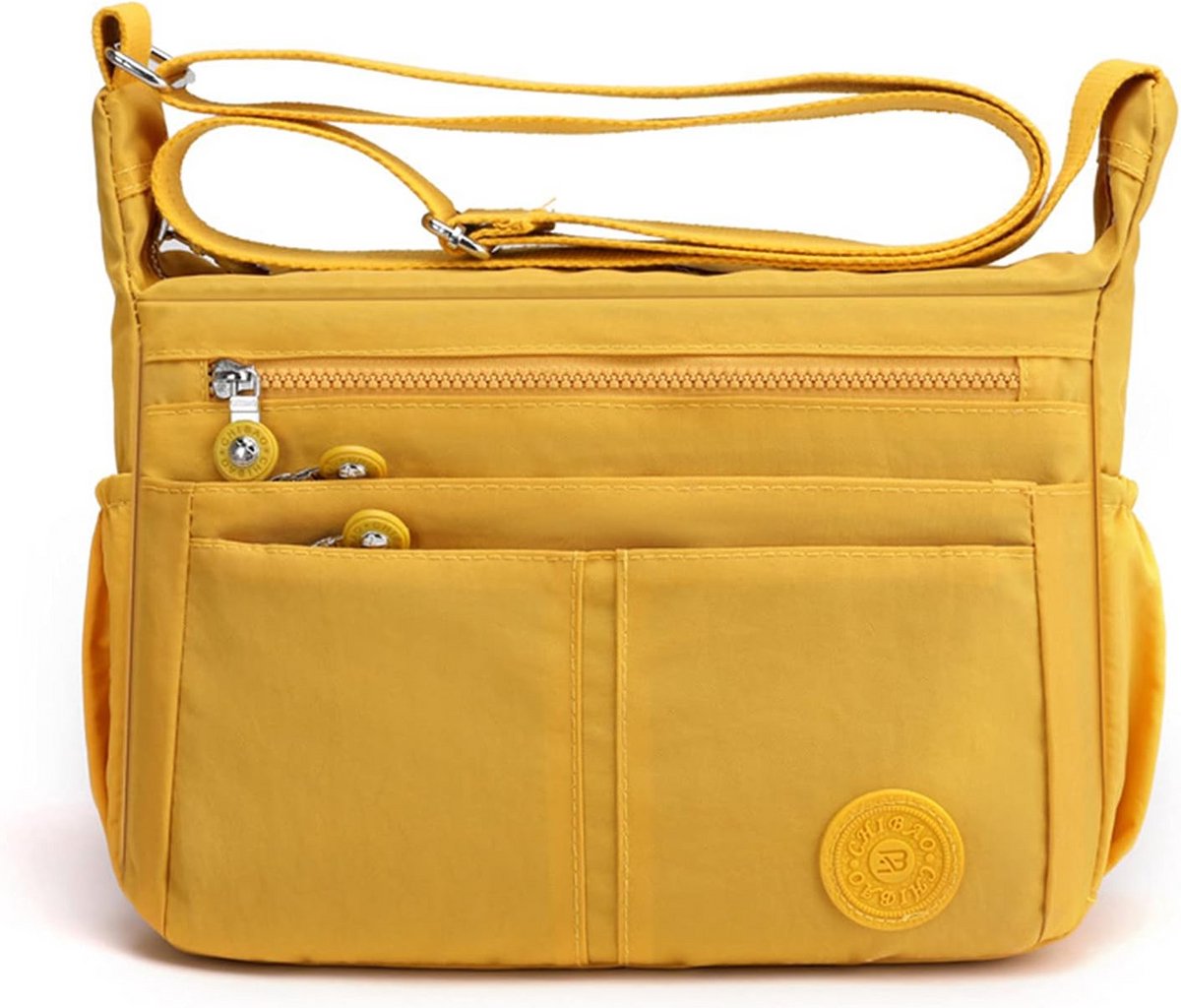 Lichte Nylon Schoudertas Dames - Waterdicht & Crossbody voor Werk, Reizen en Casual Gebruik