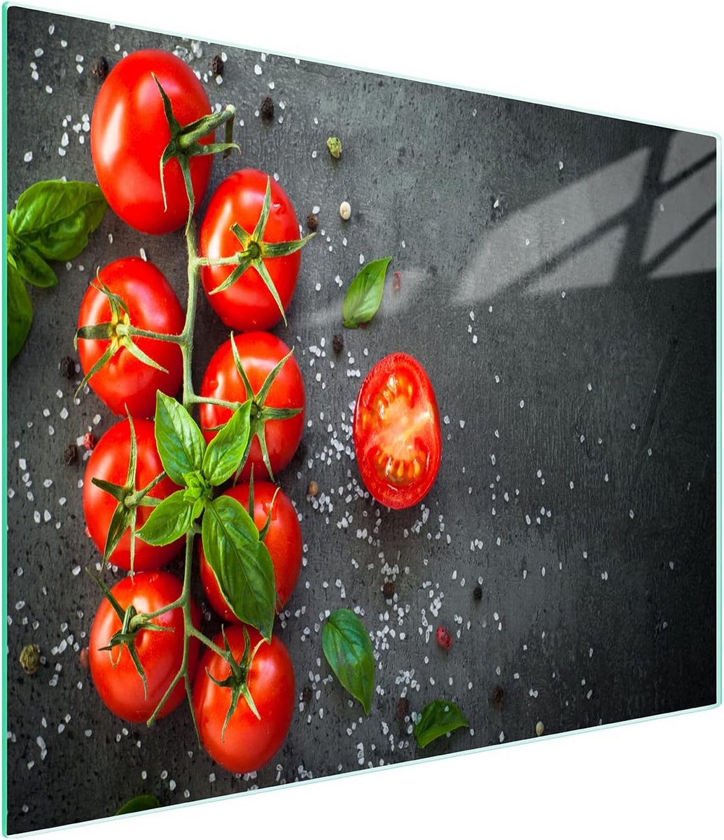 Veelzijdige Snijplank en Hittebestendige Dekplaat van Gehard Glas (52 x 30 cm)