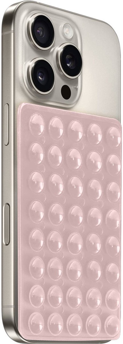 Mobiparts Zuignap Telefoonhouder | Mobiparts Sticky Pad - Roze Universeel