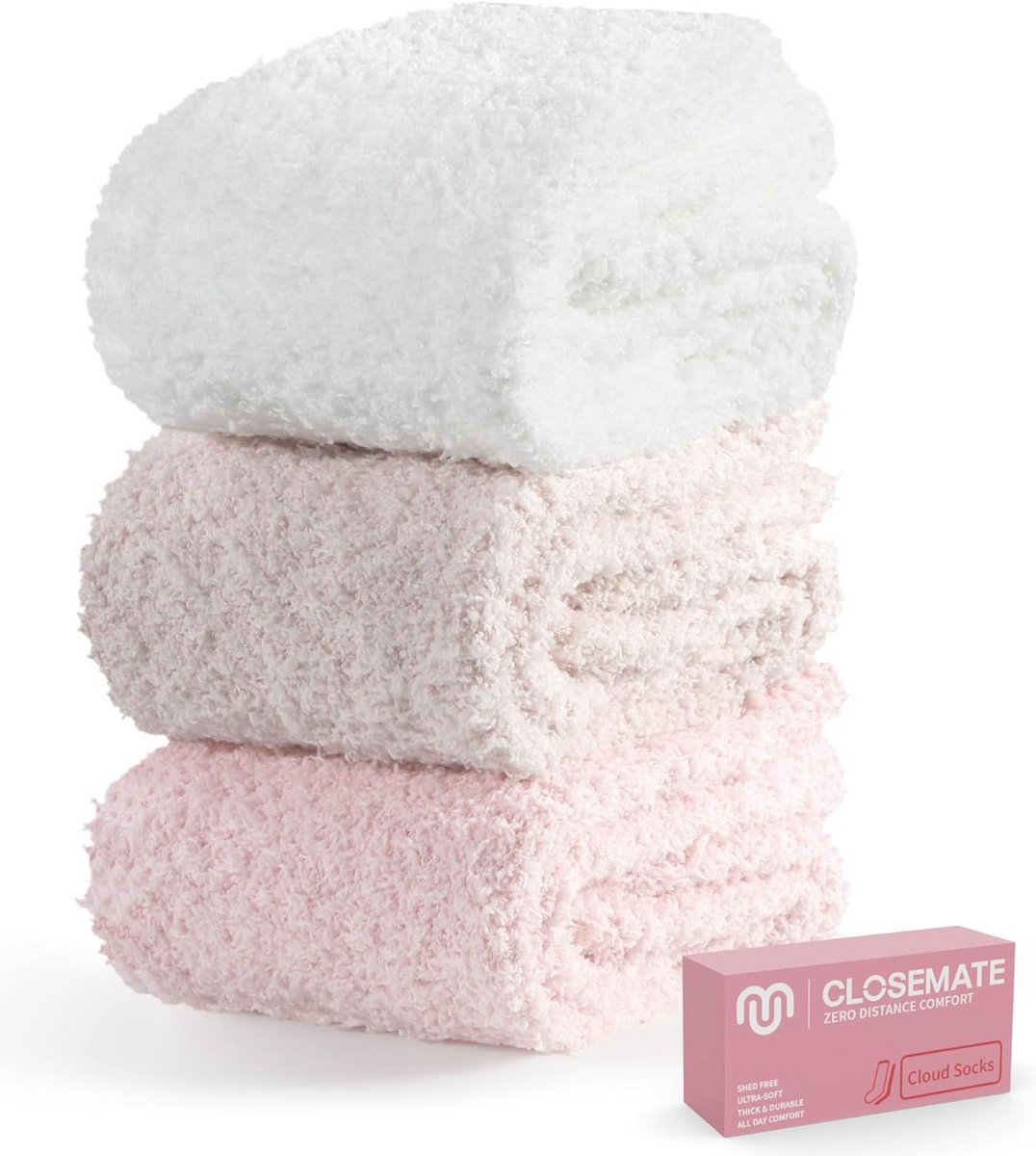 Warme Dames Sokken Coral Fleece Thermisch voor Winter en Slapen
