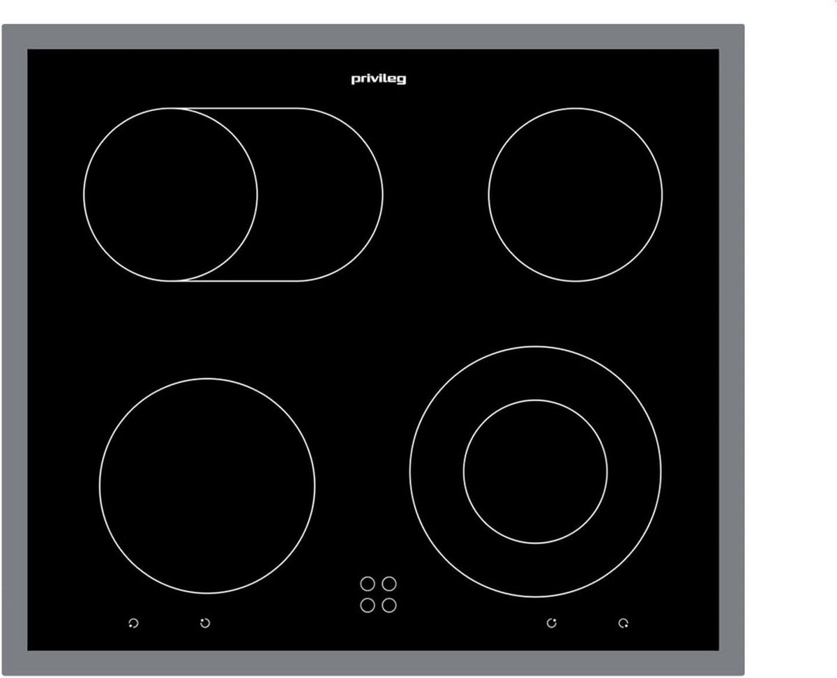 Elektrische Keramische Kookplaat - 60 cm - Geschikt voor Inbouw Fornuis