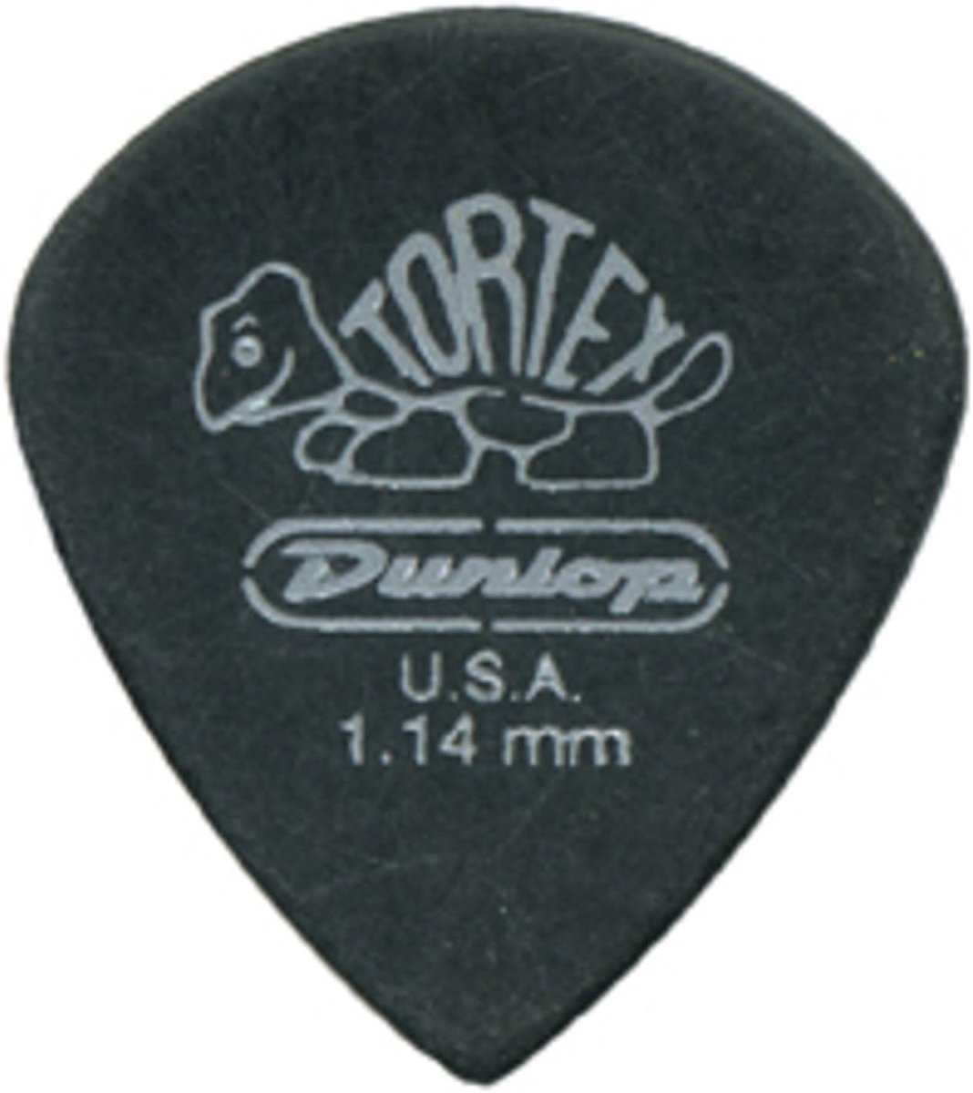 Set van 12 Gitaar Plectrums 1.15 mm – Jazz/Medium Dik, Zwart