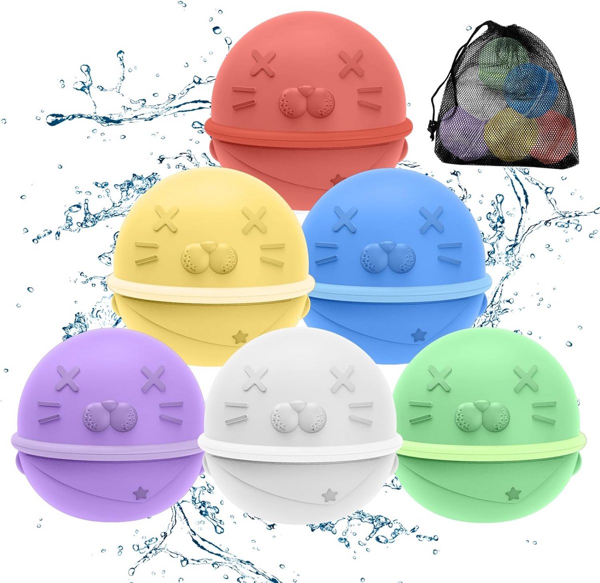 Magnetische Waterballonnen Herbruikbaar Zelfsluitend Snel Vullen Siliconen Zomer Buitenspeelgoed