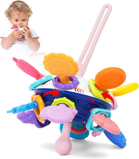 Nûby Visvormige Silicone Bijtring Vanaf De Geboorte 1 Stuk